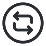 Repeat Circle SVG Icon